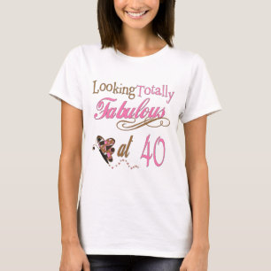 Camiseta Presentes de aniversário de 40 anos