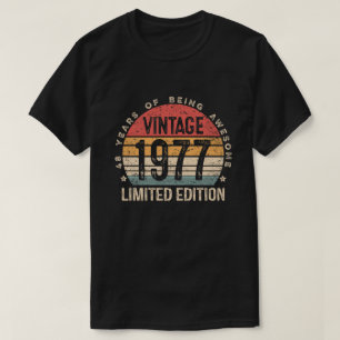 Camiseta Presentes de Aniversário de 48 anos Edição Limitad