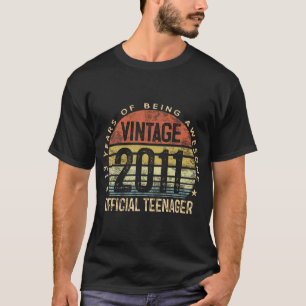 Camiseta Presentes de Aniversário Oficiais do Adolescente d
