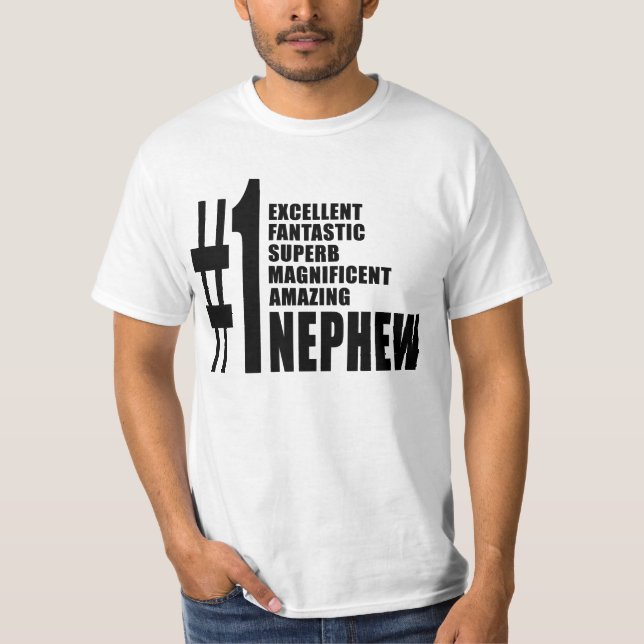 Camiseta Presentes de aniversários dos sobrinho: Sobrinho (Frente)