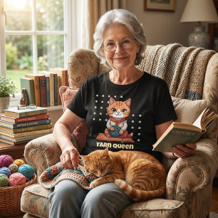 Camiseta Presentes de Aposentadoria de Gato para Mãe Avó Cr