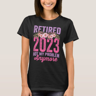 Camiseta Presentes de Aposentadoria para Mulheres 2023 Apos