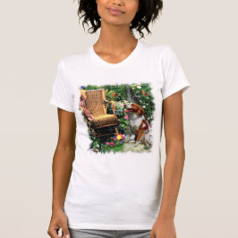 Camiseta Presentes de Arte Brittany Spaniel Americanos