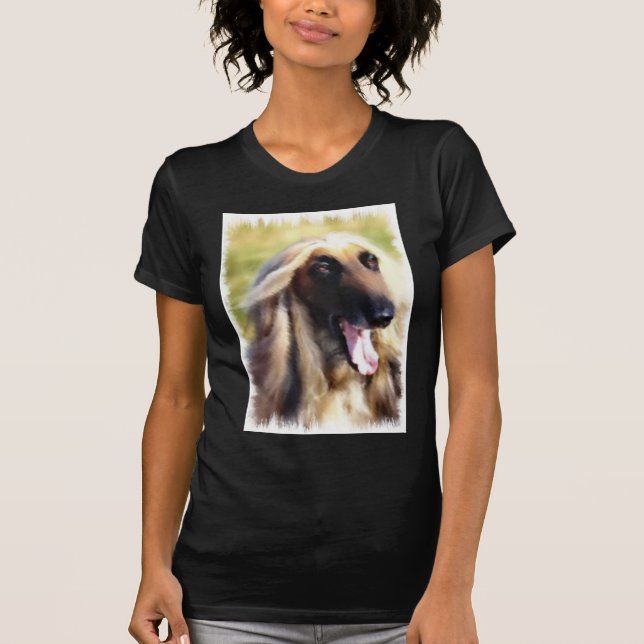 Camiseta Presentes de Arte de Caça Afegã (Frente)