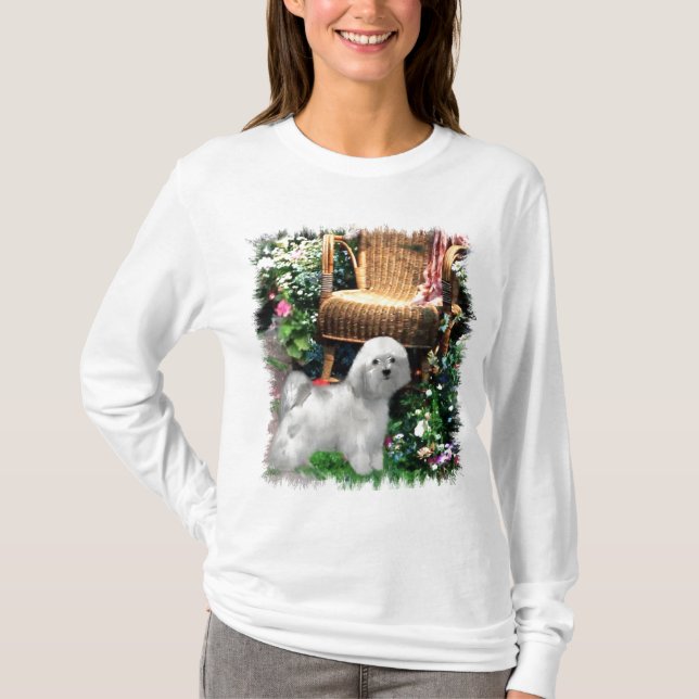 Camiseta Presentes de Arte do Havanês (Frente)