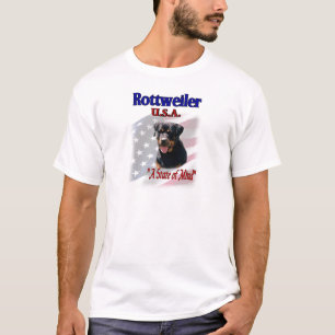 Camiseta Presentes de Arte do Rottweiler