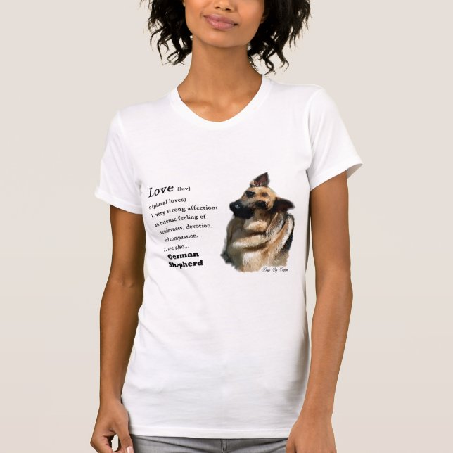 Camiseta Presentes de arte german shepherd (Frente)