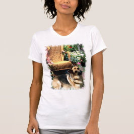 Camiseta Presentes de arte german shepherd