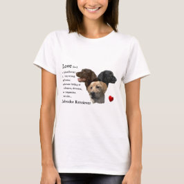 Camiseta Presentes de Arte Labrador Retriever