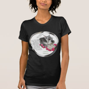 Camiseta Presentes de Arte Miniatura Schnauzer
