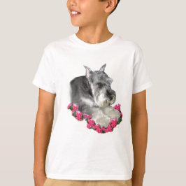 Camiseta Presentes de Arte Miniatura Schnauzer