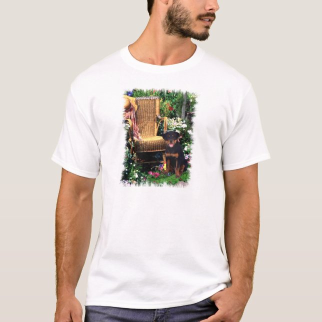 Camiseta Presentes de Arte Rottweiler (Frente)
