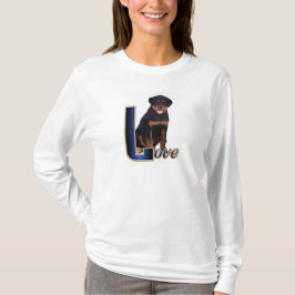 Camiseta Presentes de Arte Rottweiler