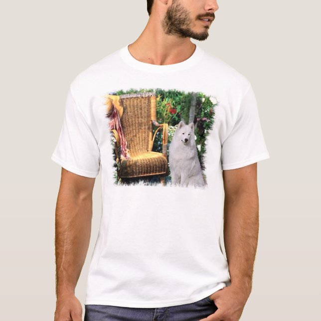 Camiseta Presentes de Arte Samoyed (Frente)