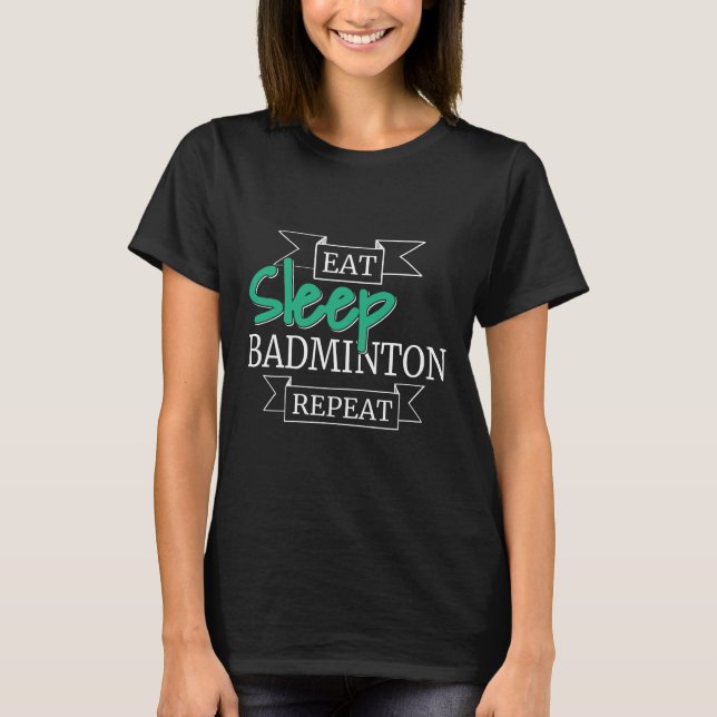 Camiseta Presentes de Badminton (Frente)