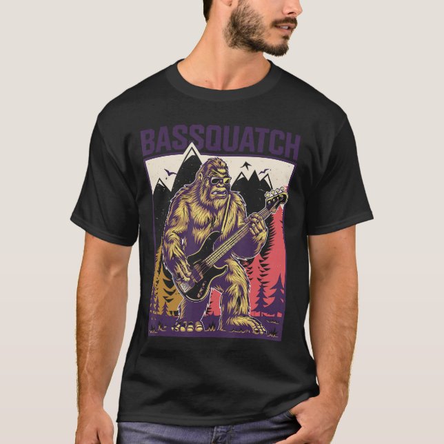 Camiseta Presentes de Baixo de Sasquatch Criptídeo CJs Baix (Frente)
