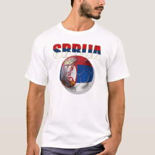 Camiseta Presentes de Beli Orlovi da bandeira de Srbija