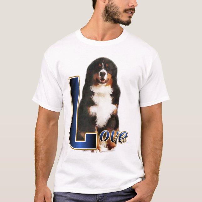 Camiseta Presentes de Cachorro de Montanha Bernese (Frente)