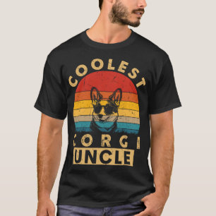 Camiseta Presentes de Cão Engraçado Tio Corgi Mais Legal Vi