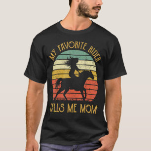 Camiseta Presentes De Cavalo Do Filho Da Minha Favorita Cav