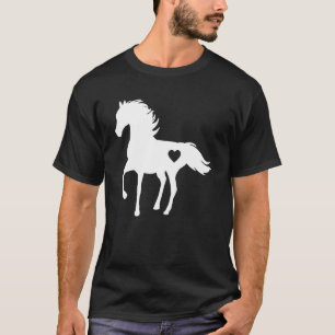 Camiseta Presentes De Cavalo Para Mulheres Meninas Adolesce