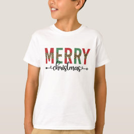 Camiseta Presentes de Celebração da Família Feliz de Natal