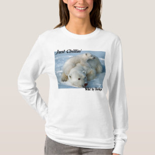Camiseta Presentes de Chillin do urso polar apenas