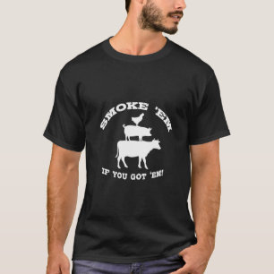 Camiseta Presentes De churrasco Para Carnes Masculinas Barb