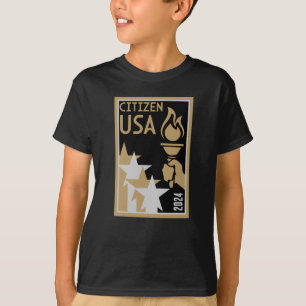 Camiseta Presentes de cidadania americana