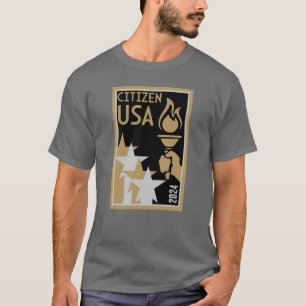 Camiseta Presentes de cidadania americana