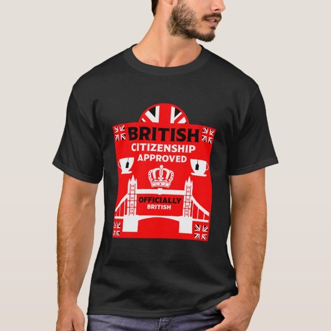 Camiseta Presentes de Cidadania Britânica (Frente)