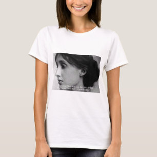 Camiseta Presentes de Citação de Virginia Woolf Jantar/Amar