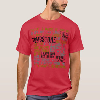 Camiseta Presentes de Citações do Filme Tumba de Pedra