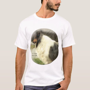 Camiseta Presentes de Collie Rough Rough Azul