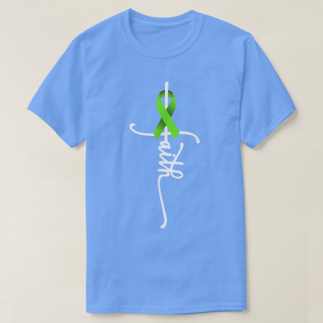 Camiseta Presentes de consciência para a saúde mental Fé da (Frente do Design)