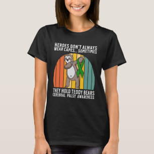Camiseta Presentes de Conscientização de Paralisia Cerebral