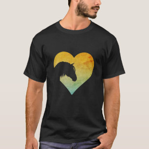 Camiseta Presentes De Coração De Pano De Cavalo Para Meni