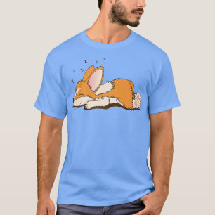 Camiseta Presentes De Corgi Preguiçosos Para Amantes De Cor
