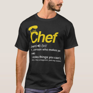 Camiseta Presentes de Cozinhar de cozinha engraçada para ch