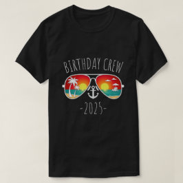 Camiseta Presentes de Cruzeiros de Aniversário 2025 Esquadr