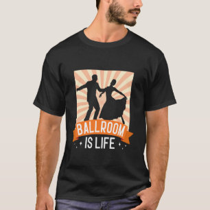 Camiseta Presentes de Dança de Salão para Mulheres Dançarin