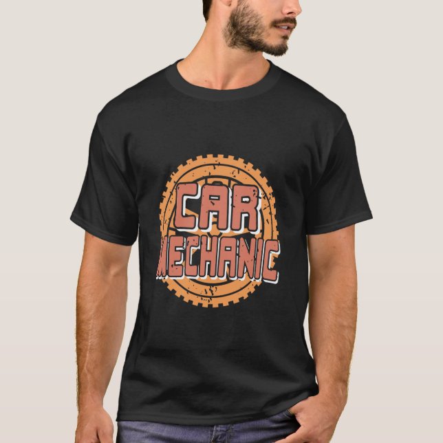 Camiseta Presentes de Designs Legais de MECÂNICO de CARRO V (Frente)