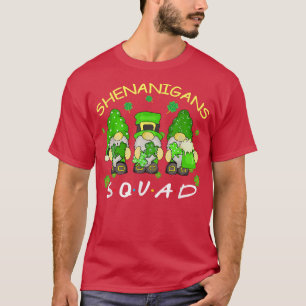 Camiseta Presentes de Dia de São Patrício Esquadrão Shenani