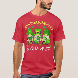Camiseta Presentes de Dia de São Patrício Esquadrão Shenani