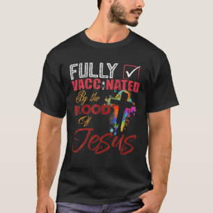 Camiseta Presentes De felz pascoa Totalmente Vacinados Pelo