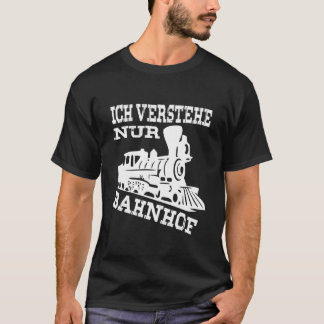 Camiseta Presentes de ferroviários - Eu só entendo estação