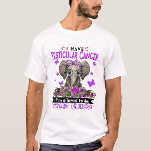 Camiseta Presentes de Fita de Mês de Sensibilização do C