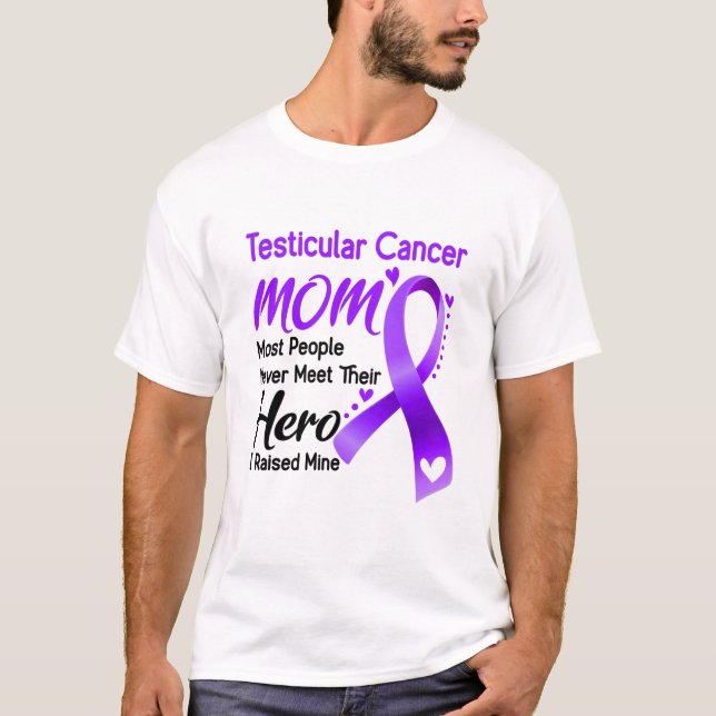 Camiseta Presentes de Fita de Mês de Sensibilização do Canc (Frente)