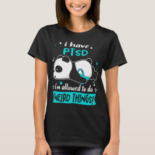 Camiseta Presentes de Fita do Mês de Consciência PTSD