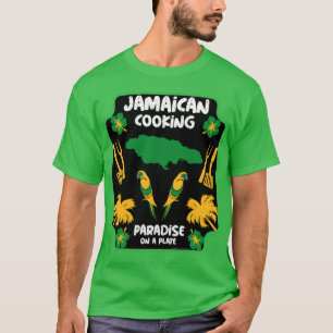 Camiseta Presentes de Foodie Cozinhar jamaicano